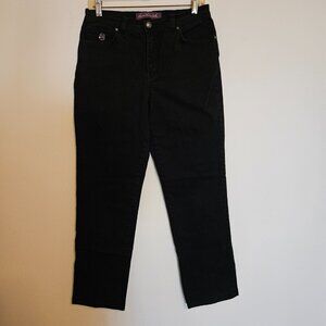Gloria Vanderbilt Stretch Black Denim Jeans